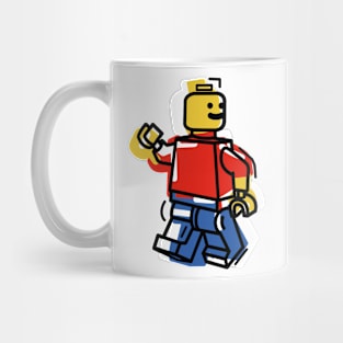 Building block character Mug